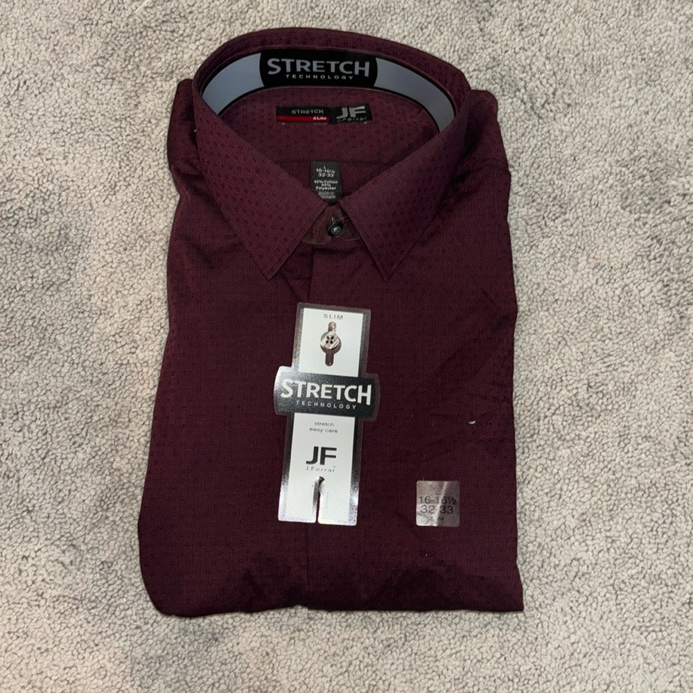 J. Ferrar stretch fabric - mens long sleeve dress shirt